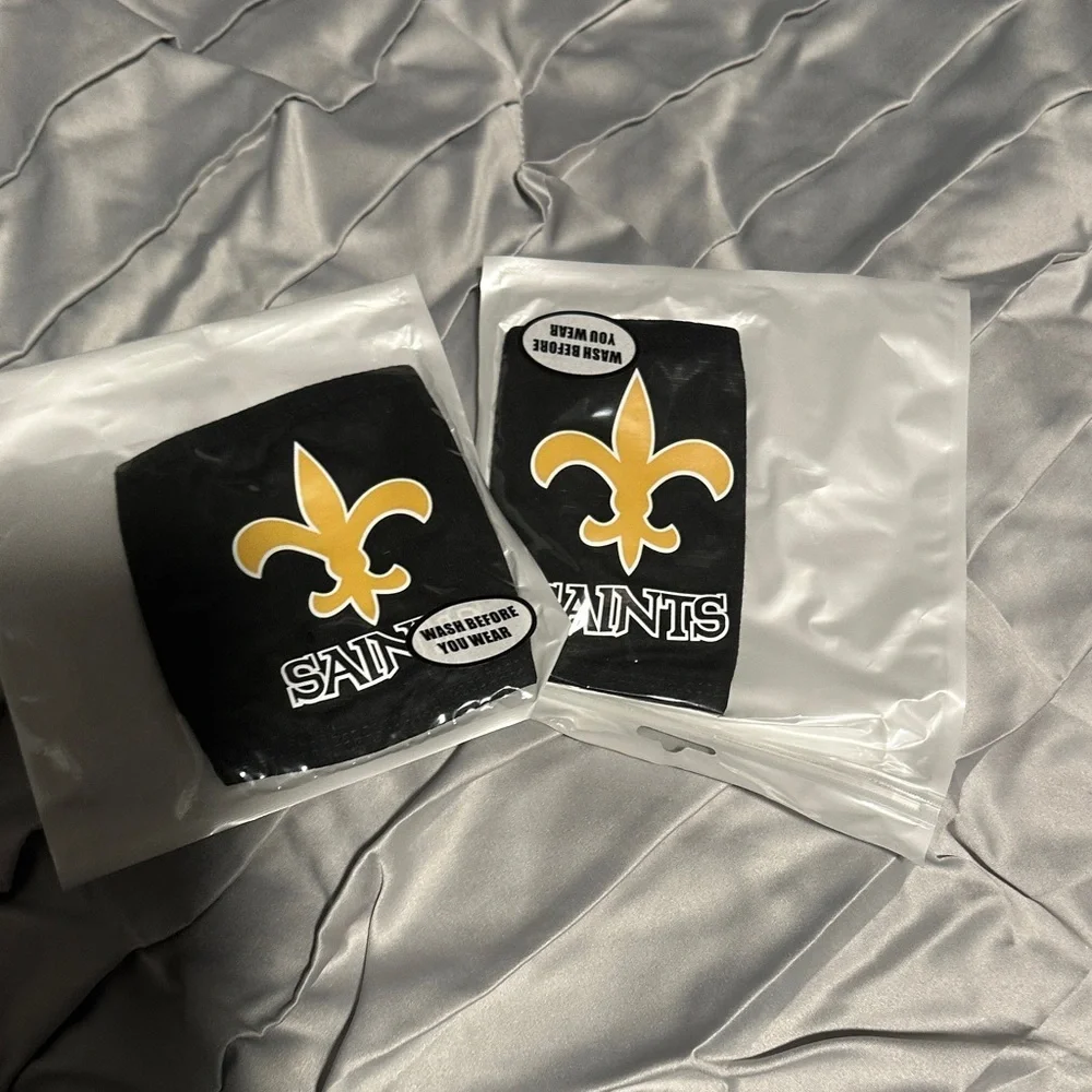 Saints Black and Gold Face Mask